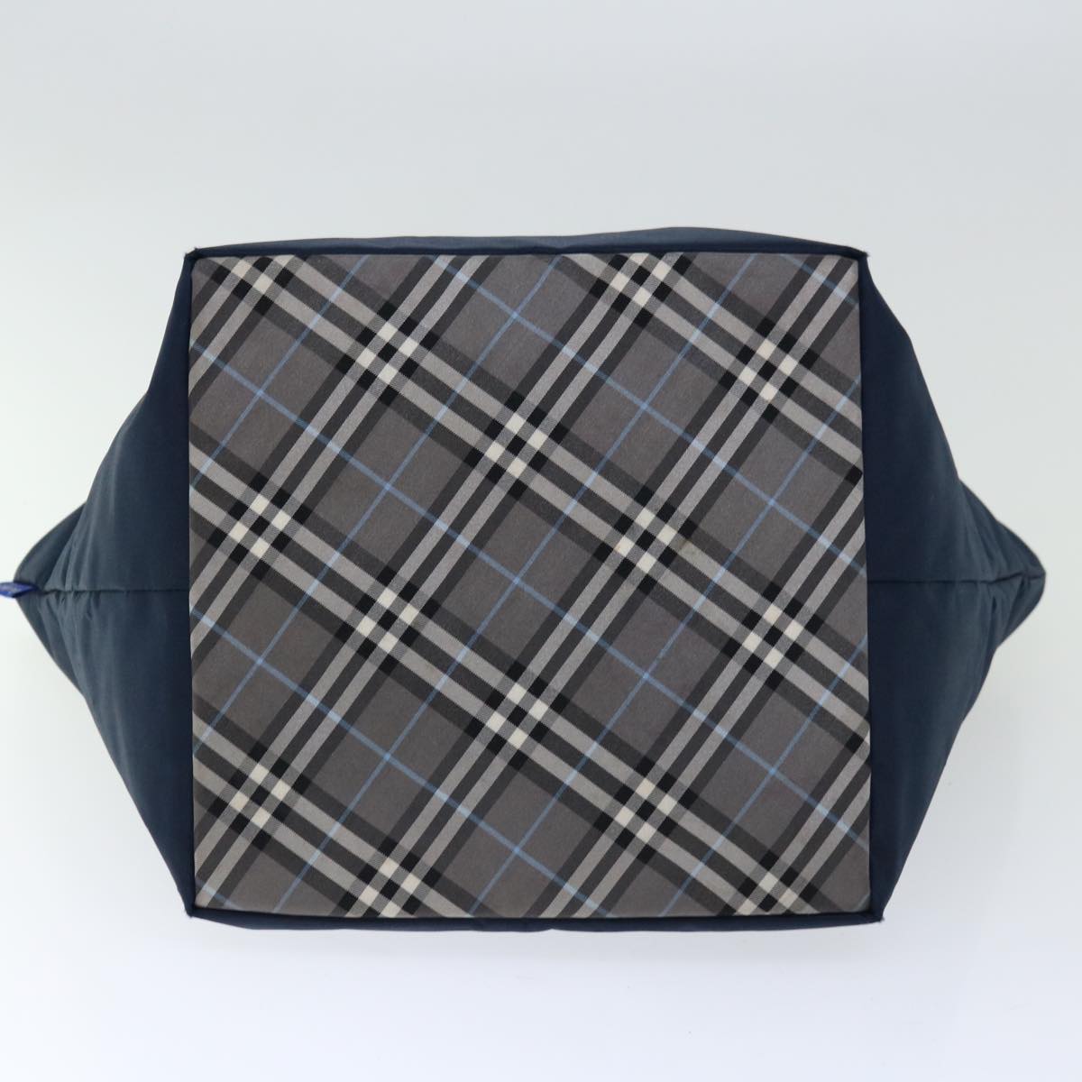 BurberrySs Blue Label Hand Bag Nylon Navy Auth bs12309