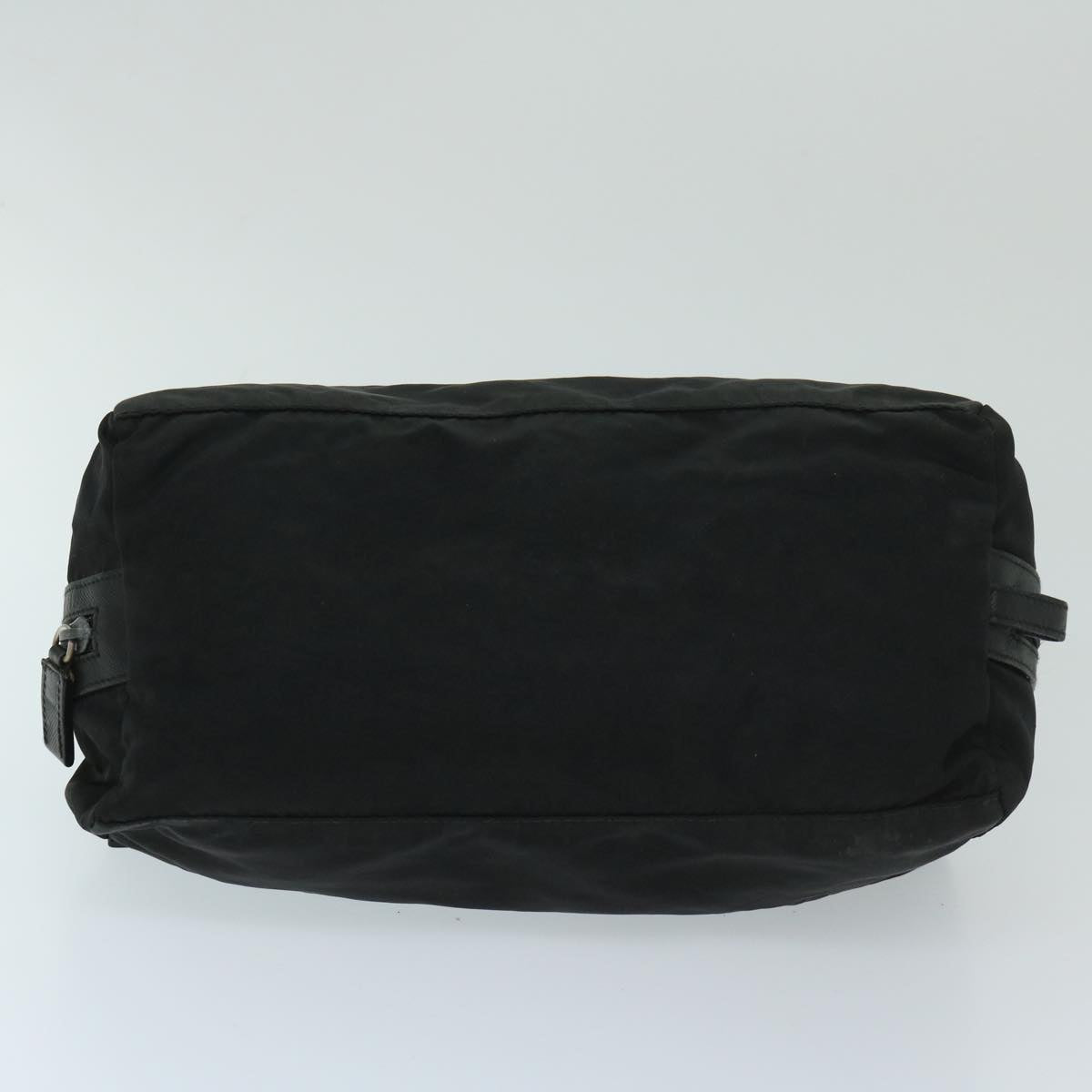 PRADA Clutch Bag Nylon Black Auth bs13151