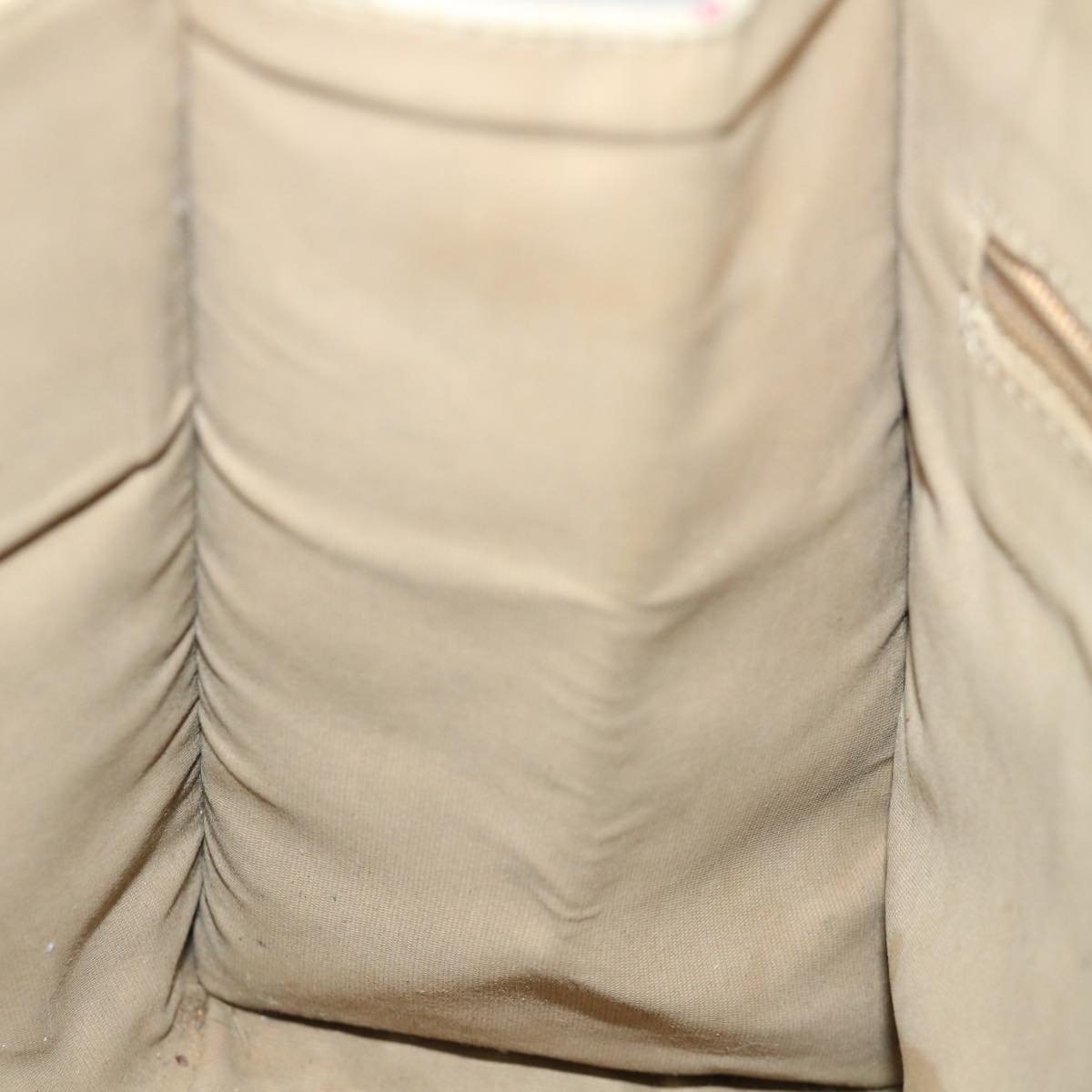 Burberry Nova Check Hand Bag Canvas Beige Auth bs13432