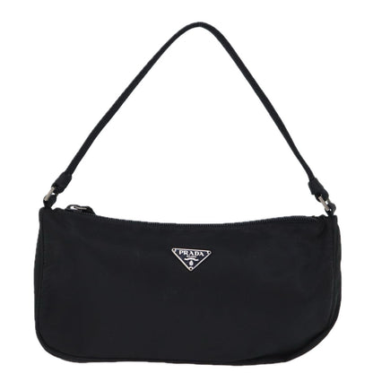 PRADA Accessory Pouch Nylon Black Auth bs13727