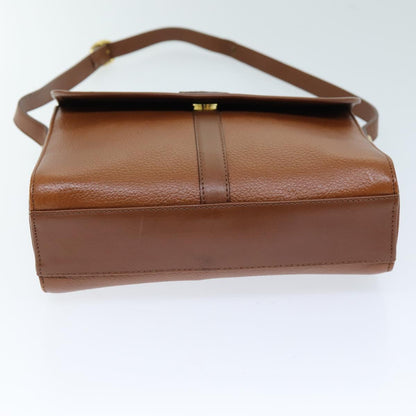 BURBERRYSs Shoulder Bag Leather Brown Auth bs13916
