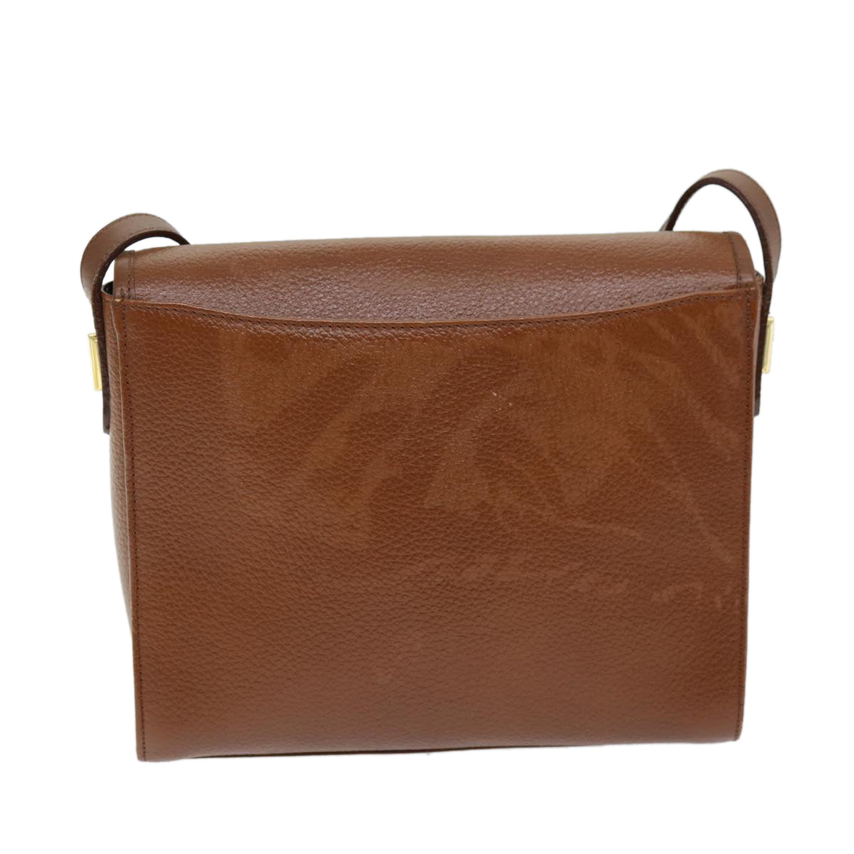 BURBERRYSs Shoulder Bag Leather Brown Auth bs13916