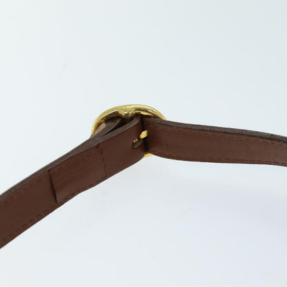 BURBERRYSs Shoulder Bag Leather Brown Auth bs13916
