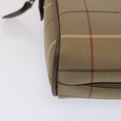 BURBERRYSs Nova Check Clutch Bag Canvas Beige Auth bs14027