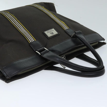 BURBERRY Black label Tote Bag Nylon Canvas 2Set Beige Brown Auth bs14274