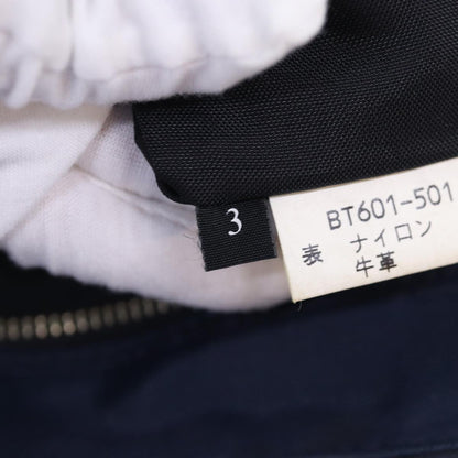 BurberrySs Nova Check Blue Label Tote Bag Nylon Black Beige Auth bs14389