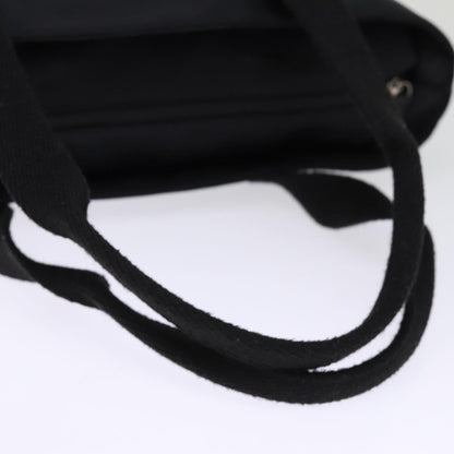 Burberry Nova Check Tote Bag Nylon Black Auth bs14408