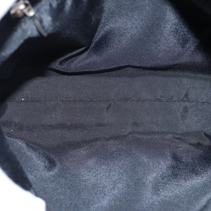 Burberry Nova Check Shoulder Bag Nylon Black Beige Auth bs14564