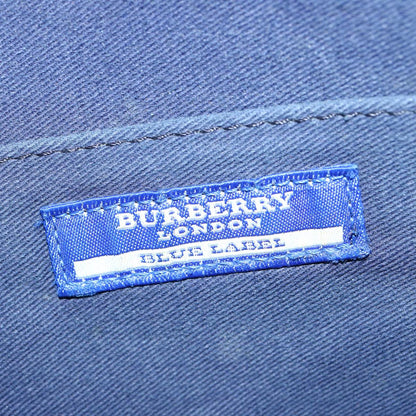 BURBERRY Blue Label Hand Bag Denim Navy Auth bs14732