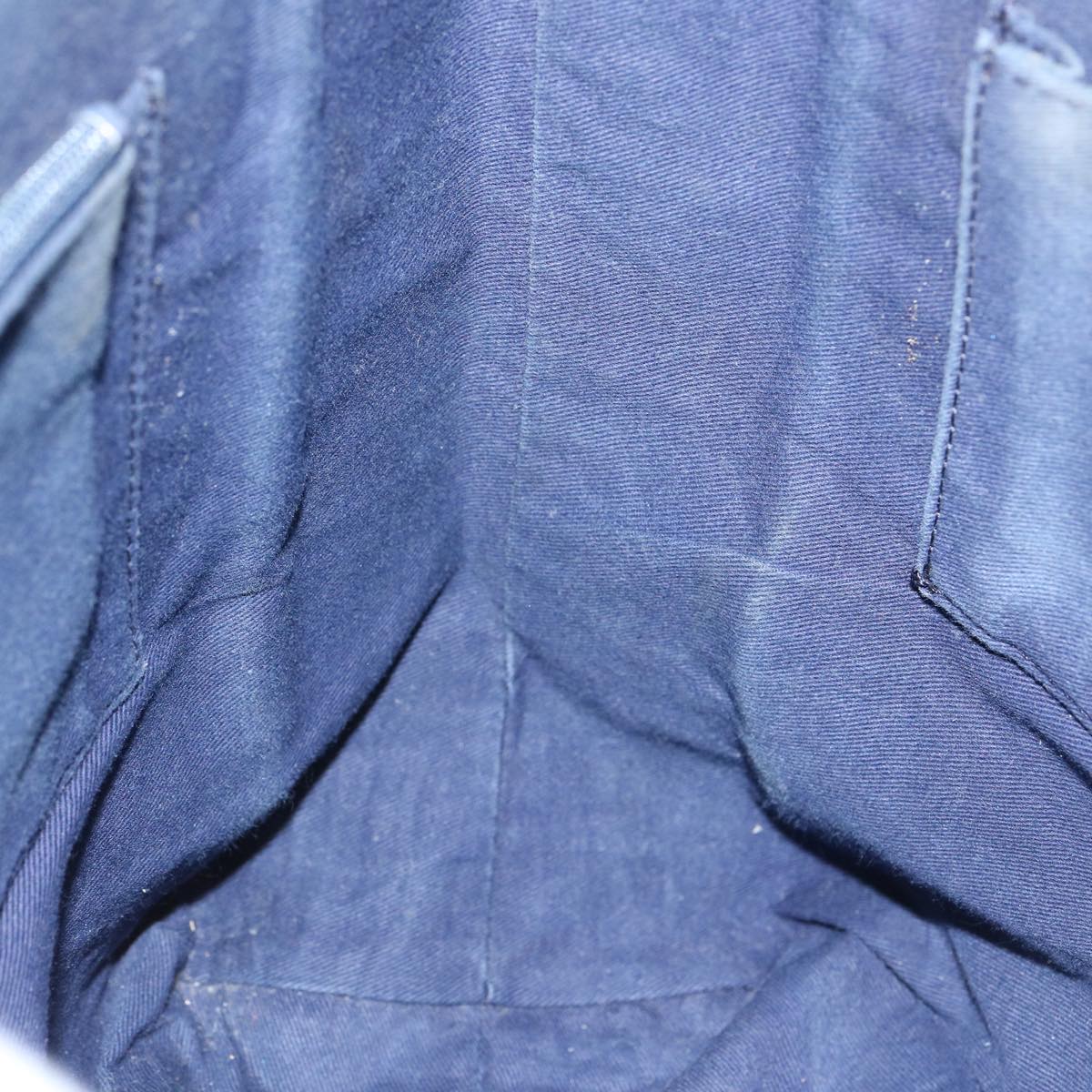 BURBERRY Blue Label Hand Bag Denim Navy Auth bs14732