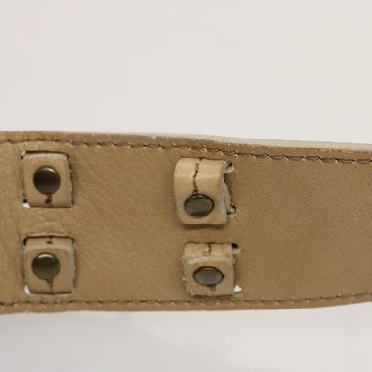 BURBERRY Blue Label Shoulder Bag Nylon Beige Auth bs14733
