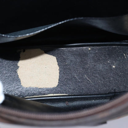BURBERRYSs Nova Check Hand Bag Canvas Beige Auth bs14957
