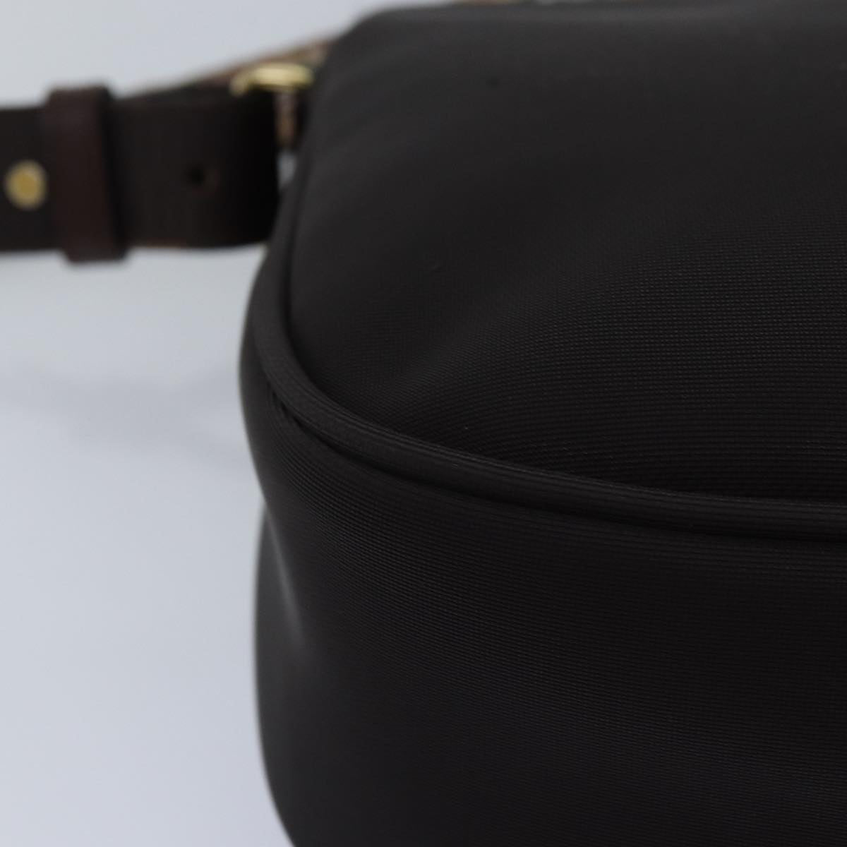 BURBERRYSs Shoulder Bag PVC Leather Brown Auth bs15062
