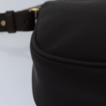 BURBERRYSs Shoulder Bag PVC Leather Brown Auth bs15062