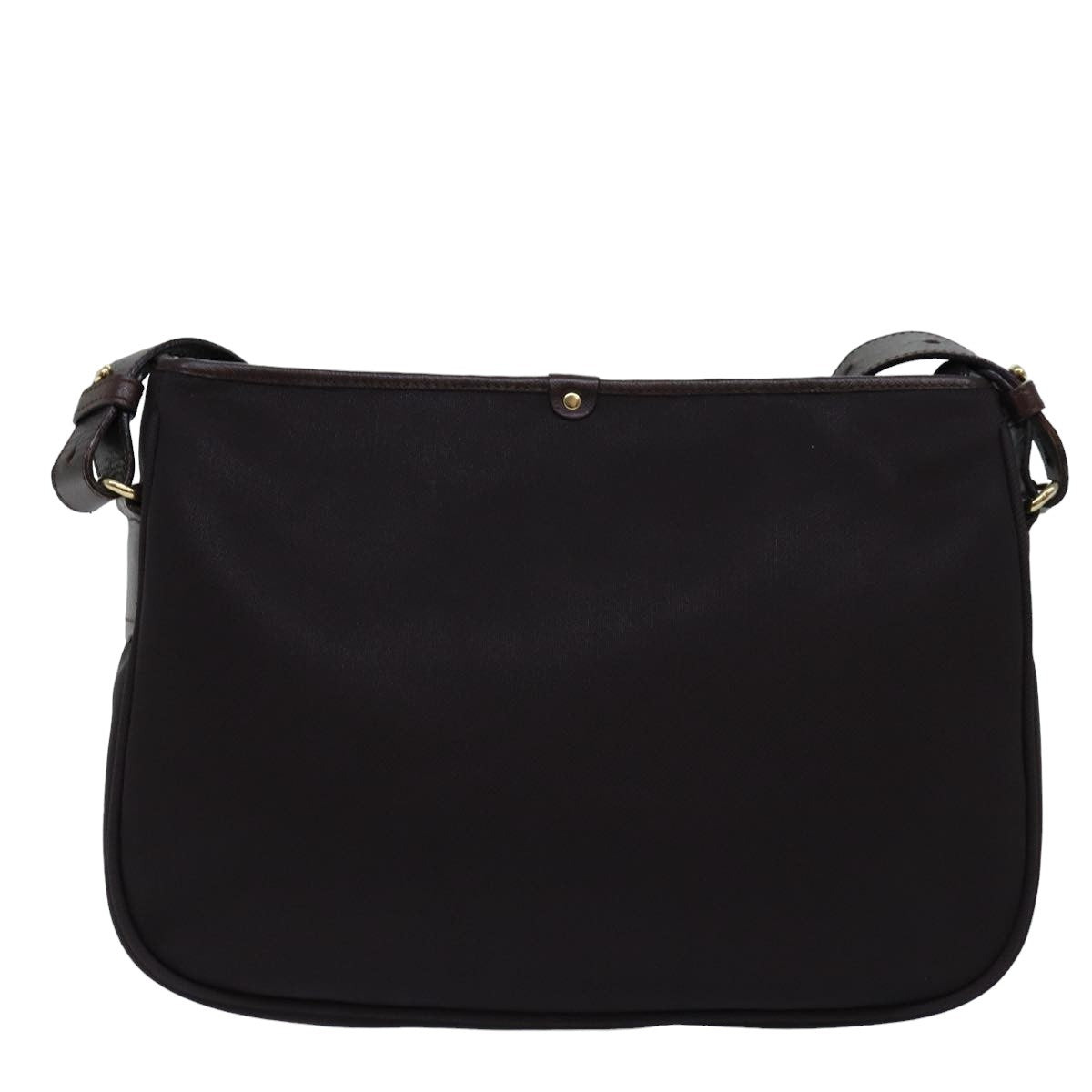 BURBERRYSs Shoulder Bag PVC Leather Brown Auth bs15062