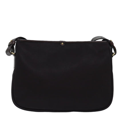 BURBERRYSs Shoulder Bag PVC Leather Brown Auth bs15062