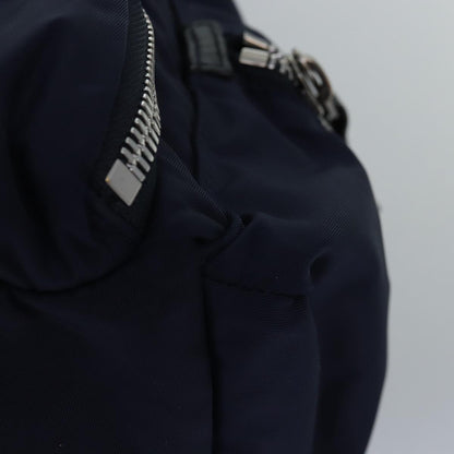 BURBERRY Backpack Nylon Navy Black Auth bs15241