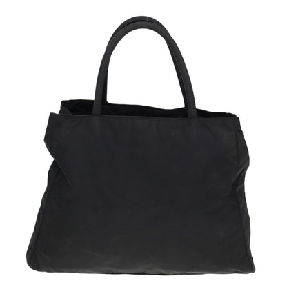 PRADA Hand Bag Nylon Black Auth bs15378
