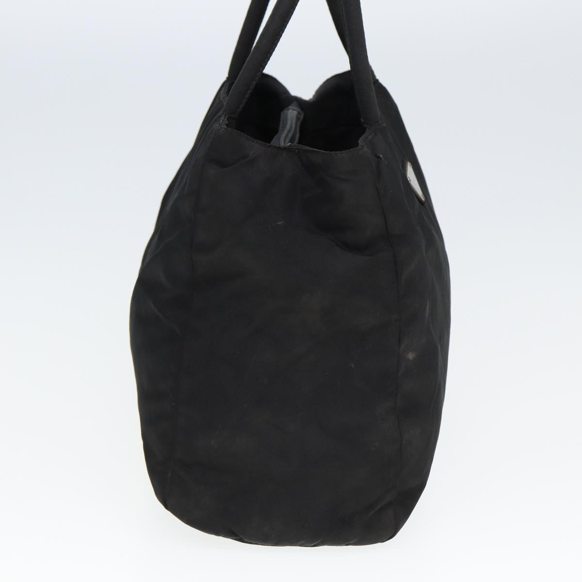 PRADA Hand Bag Nylon Black Auth bs15378