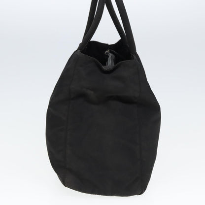 PRADA Hand Bag Nylon Black Auth bs15378