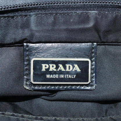 PRADA Shoulder Bag Nylon Black Auth bs15593