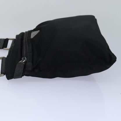 PRADA Shoulder Bag Nylon Black Auth bs15593