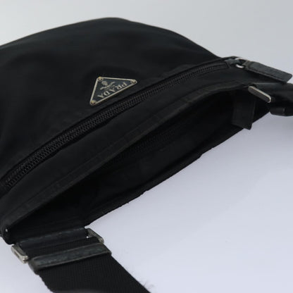 PRADA Shoulder Bag Nylon Black Auth bs15593