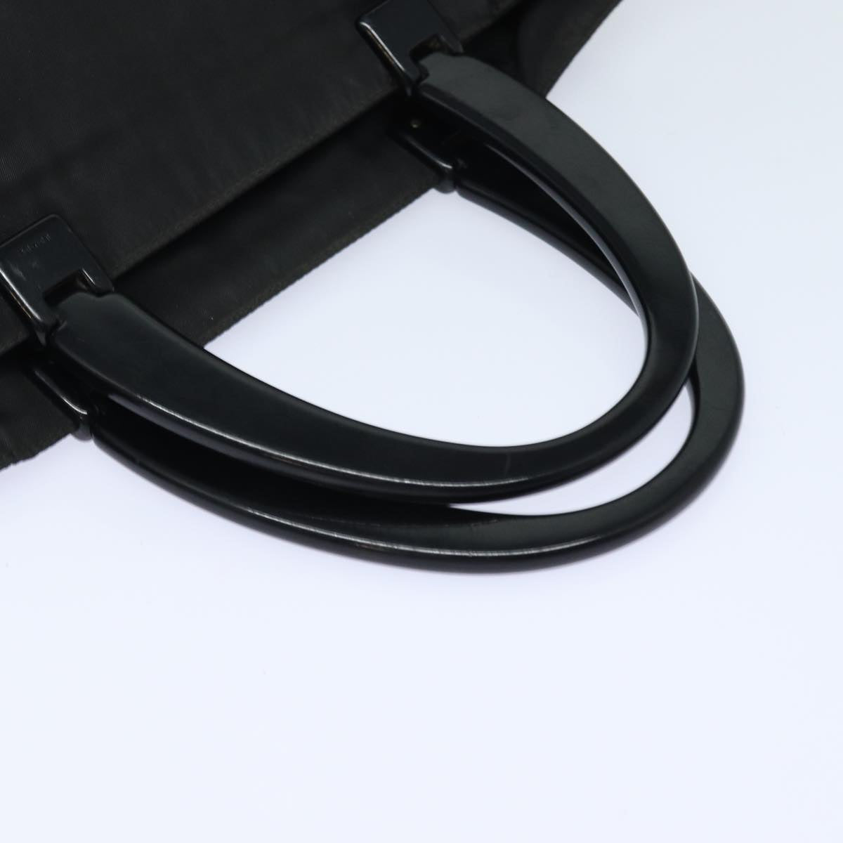 PRADA Hand Bag Nylon Black Auth bs15599