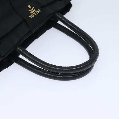 PRADA Hand Bag Nylon Black Auth bs15603