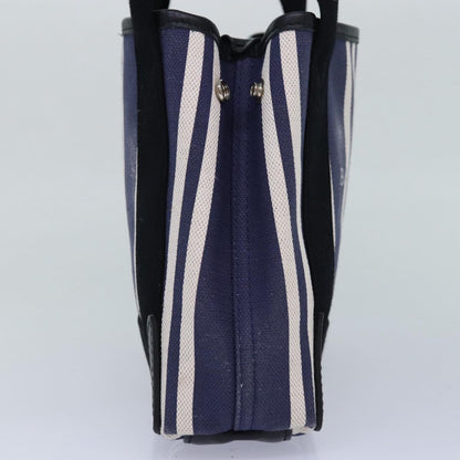 Balenciaga Navy Cabas XS Hand Bag Canvas 2way Navy 390346 Auth bs15772