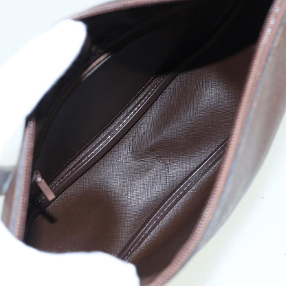 BURBERRYSs Nova Check Shoulder Bag Canvas Beige Brown Auth bs15807