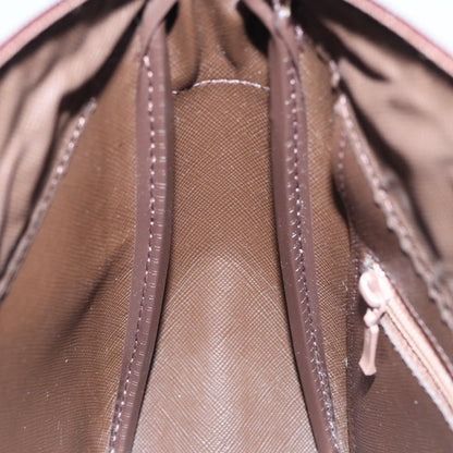 BURBERRYSs Nova Check Shoulder Bag Canvas Beige Brown Auth bs15807