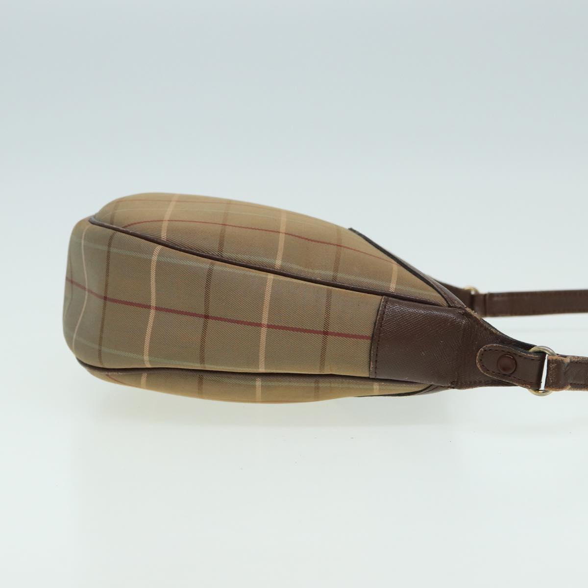 BURBERRYSs Nova Check Shoulder Bag Canvas Beige Brown Auth bs15807