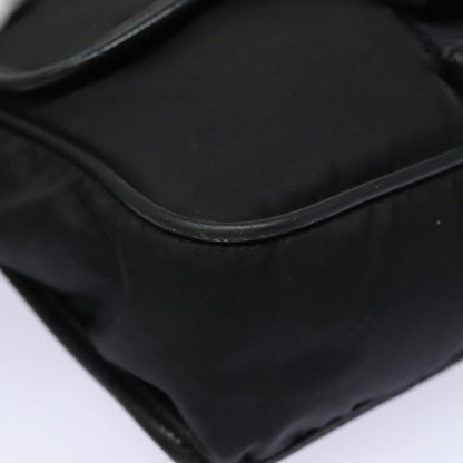 PRADA Shoulder Bag Nylon Black Auth bs15813