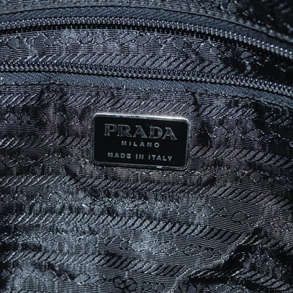 PRADA Sports Hand Bag Nylon Gray Auth bs15816