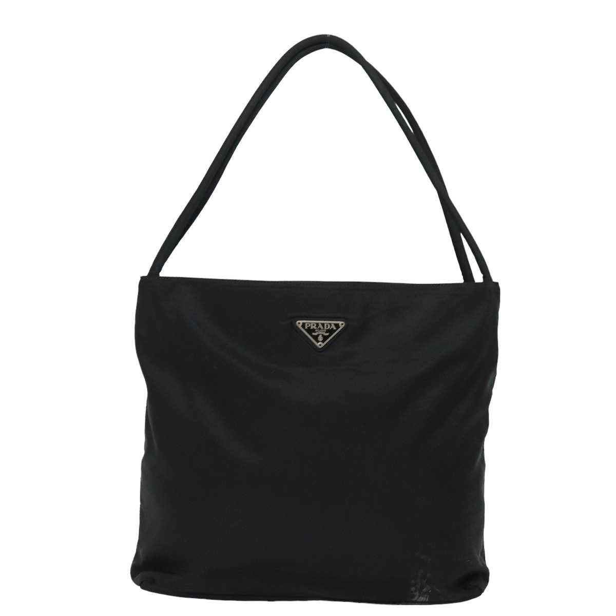 PRADA Shoulder Bag Nylon Black Auth bs15828