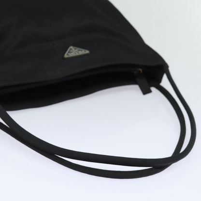 PRADA Shoulder Bag Nylon Black Auth bs15828