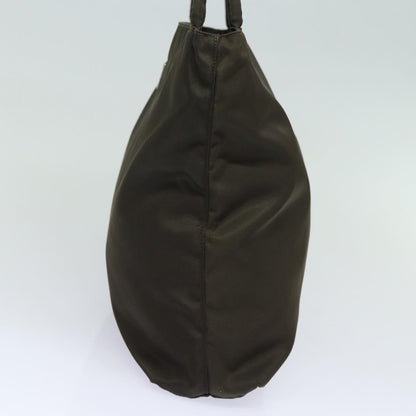 PRADA Shoulder Bag Nylon Khaki Auth bs15829