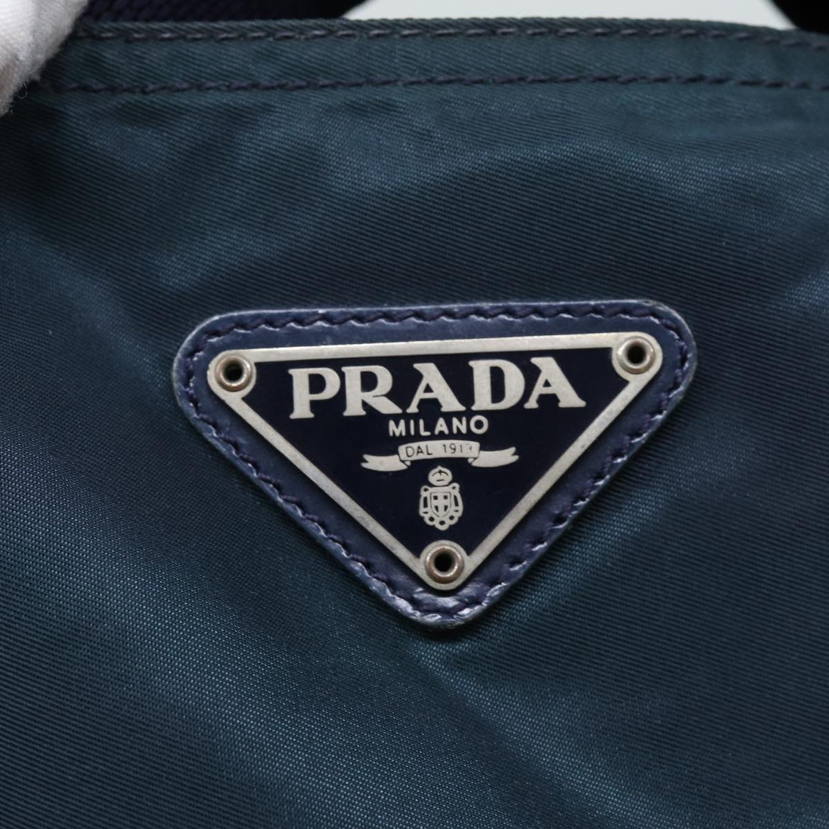 PRADA Tote Bag Nylon Blue Auth bs15833