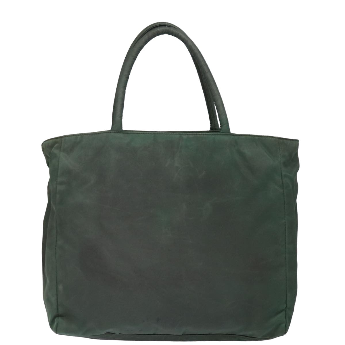 PRADA Hand Bag Nylon Khaki Auth bs15834