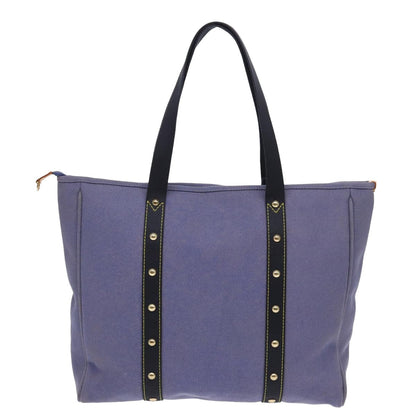 LOUIS VUITTON Antigua Cabas GM Tote Bag Blue M40083 LV Auth bs15986