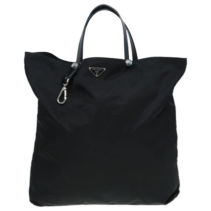 PRADA Tote Bag Nylon Black Auth bs15995