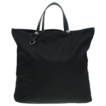 PRADA Tote Bag Nylon Black Auth bs15995