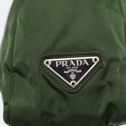 PRADA Shoulder Bag Nylon Khaki Auth bs16000