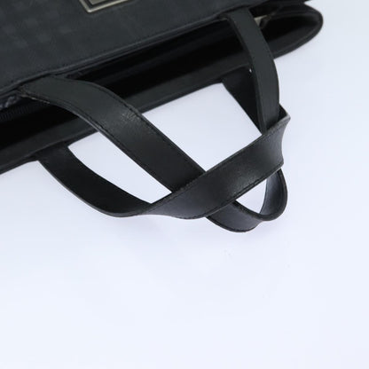 BURBERRY Nova Check Hand Bag Canvas Black Auth bs16015