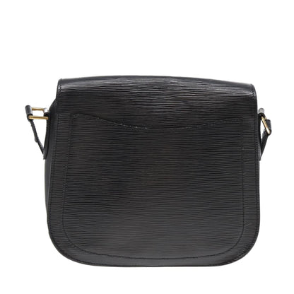 LOUIS VUITTON Epi Saint Cloud GM Shoulder Bag Black Noir M52192 LV Auth bs16110
