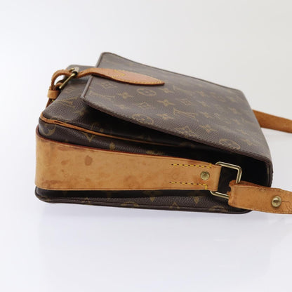 LOUIS VUITTON Monogram Cartouchiere GM Shoulder Bag M51252 LV Auth bs16121