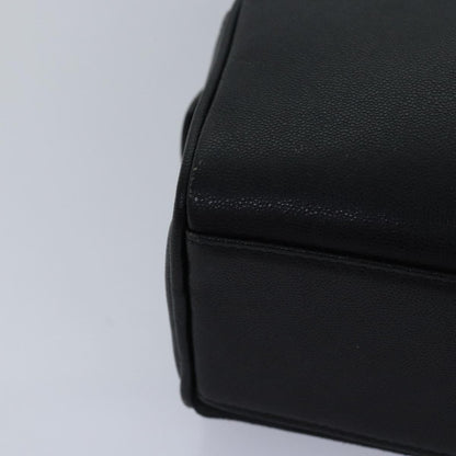 BURBERRY Hand Bag Suede Black Auth bs16158