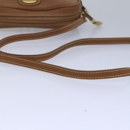 BURBERRYSs Nova Check Shoulder Bag Canvas Beige Auth bs16160