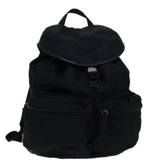 PRADA Backpack Nylon Black Auth bs16173